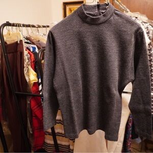 Sag Harbor Charcoal Knit Top
